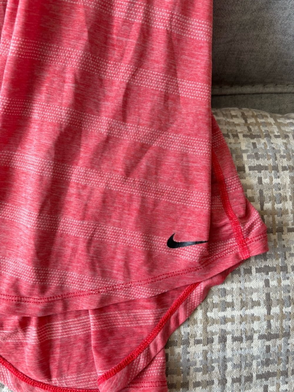 Nike Coral Pink & Black Racerback Swim Coverup Tank - Picture 2 of 4